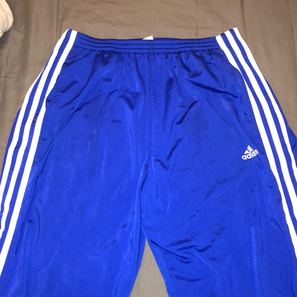 Adidas button down pants!